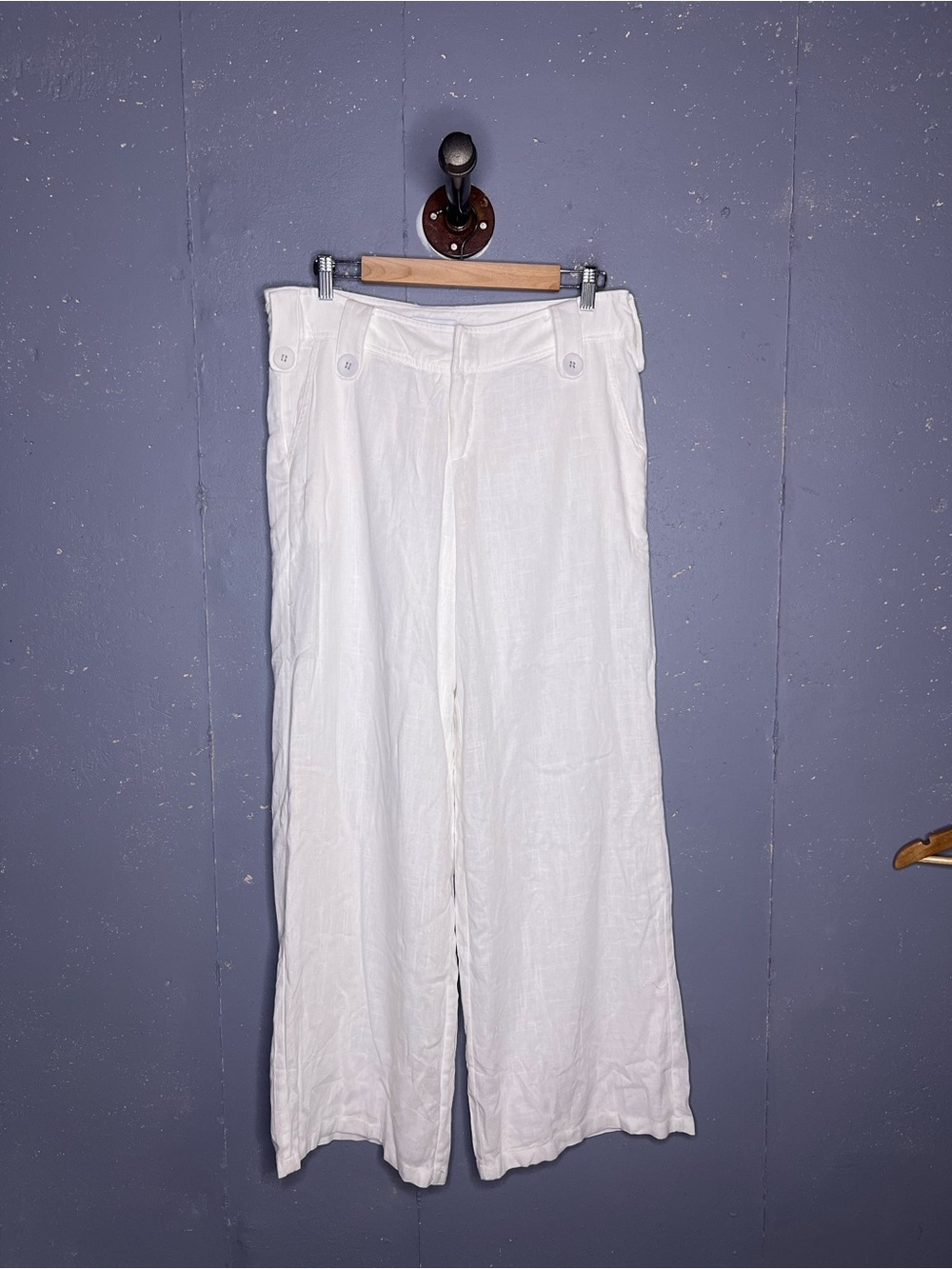 Princess Polly Pedra Linen Blend Wide Leg Pants Size 8 - Picture 4 of 10
